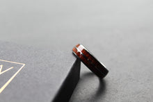 Load image into Gallery viewer, Tungsten Unisex Ring with Wood Inlay
