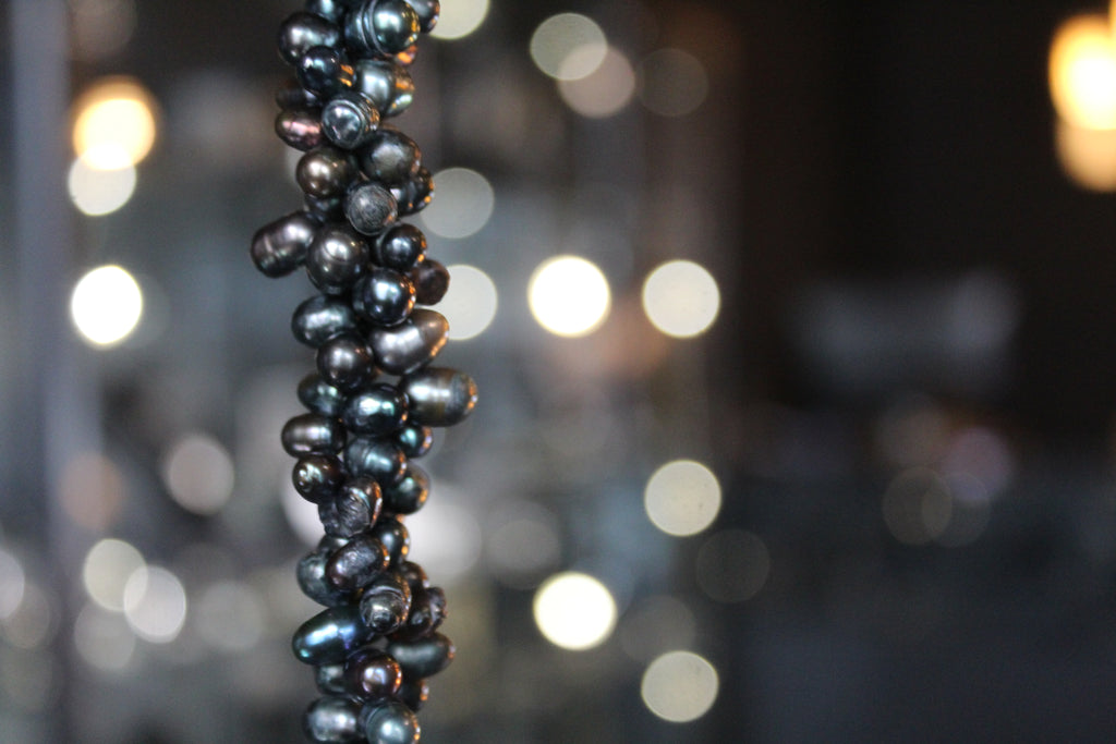 Twisted Baroque Style Pearl Necklace