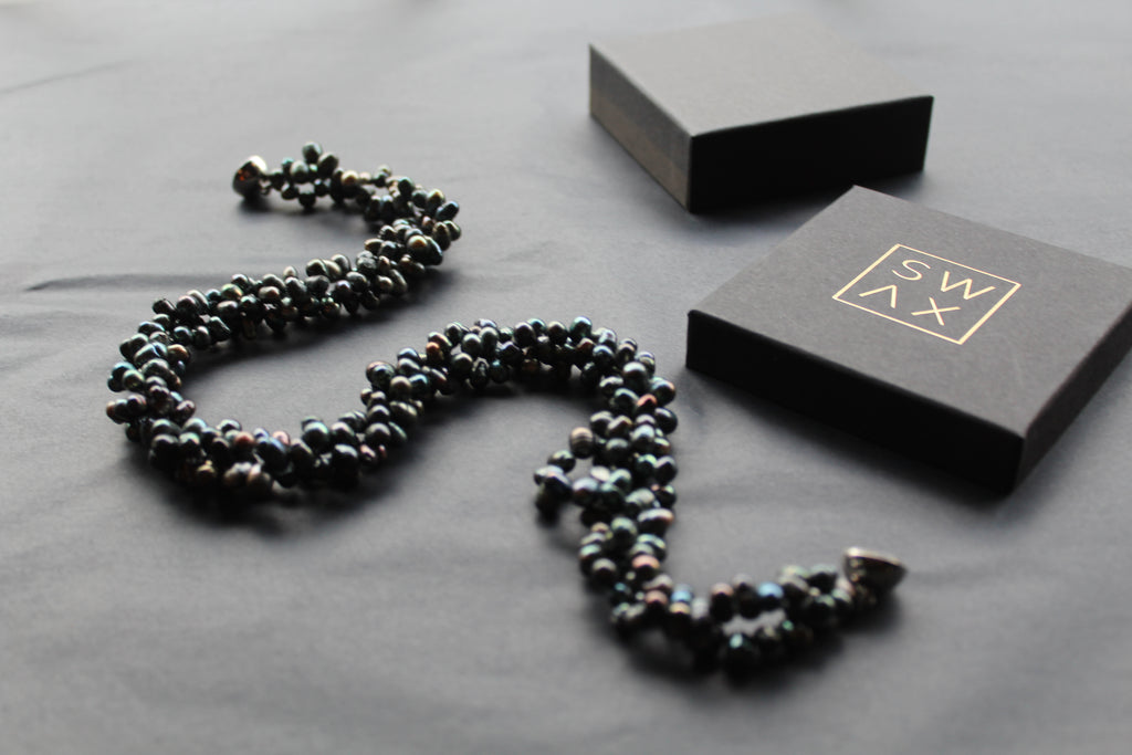 Twisted Baroque Style Pearl Necklace