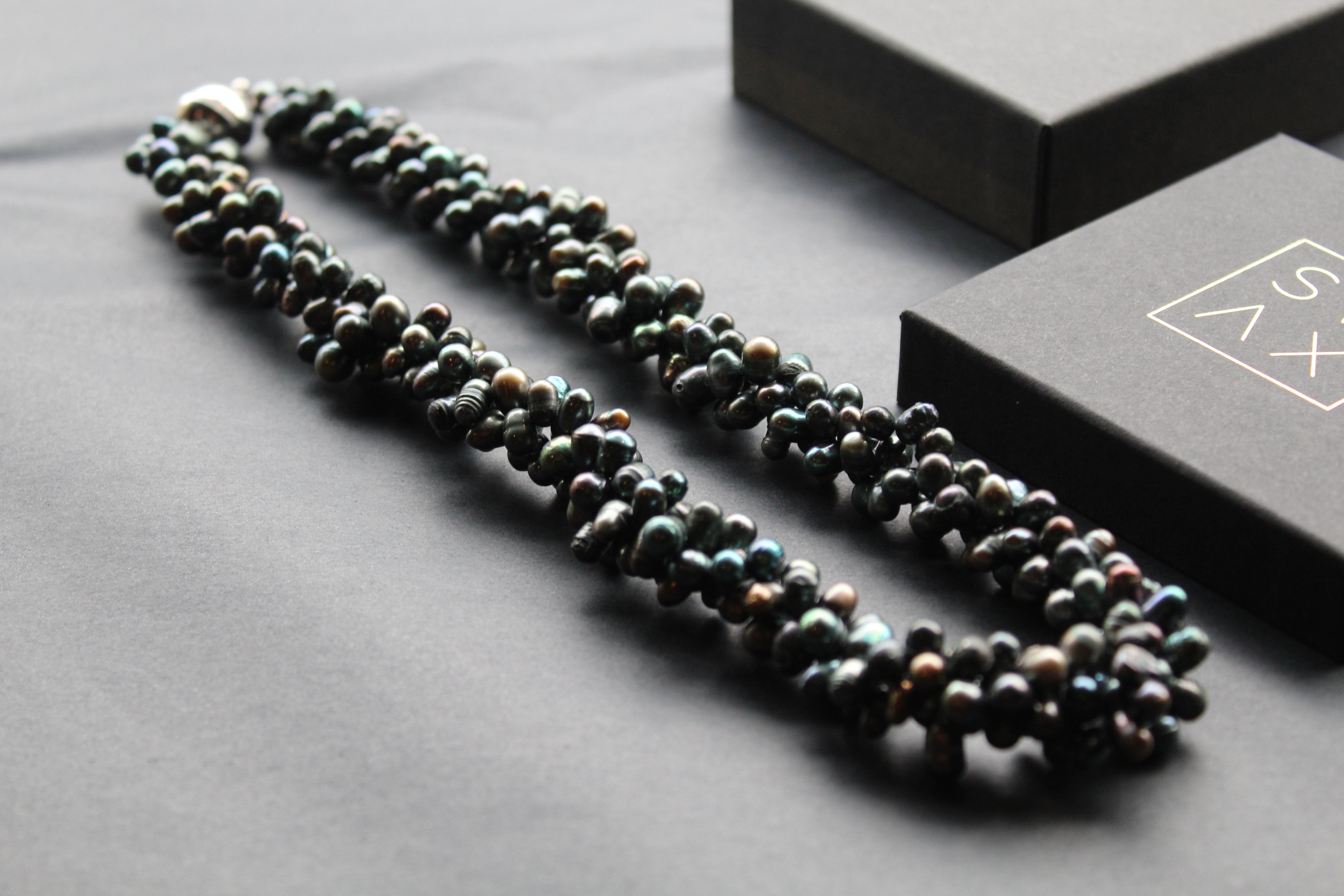Twisted Baroque Style Pearl Necklace