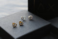 Twisted Open Heart Studs
