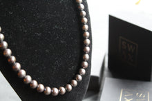 Load image into Gallery viewer, Unisex Black Fresh Water Pearl Necklace
