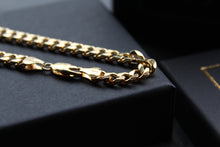 Load image into Gallery viewer, Unisex Gold Plated Sterling Silver Curb Chain Bracelet
