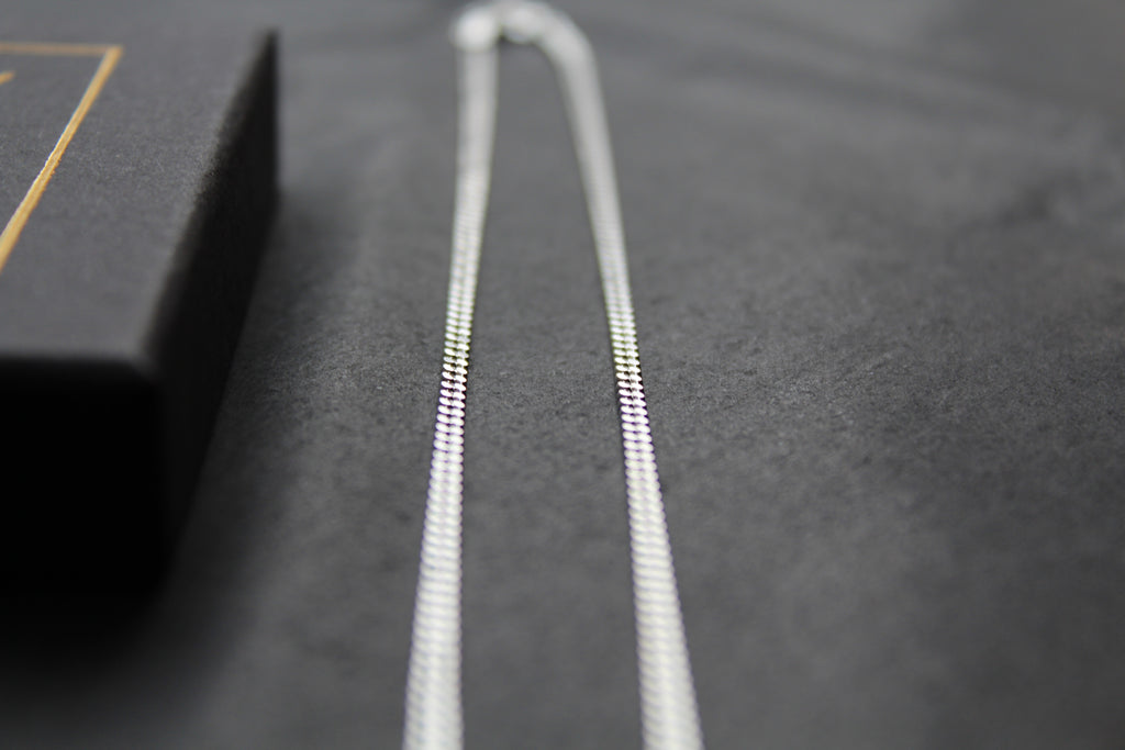 Unisex Silver Curb Chains