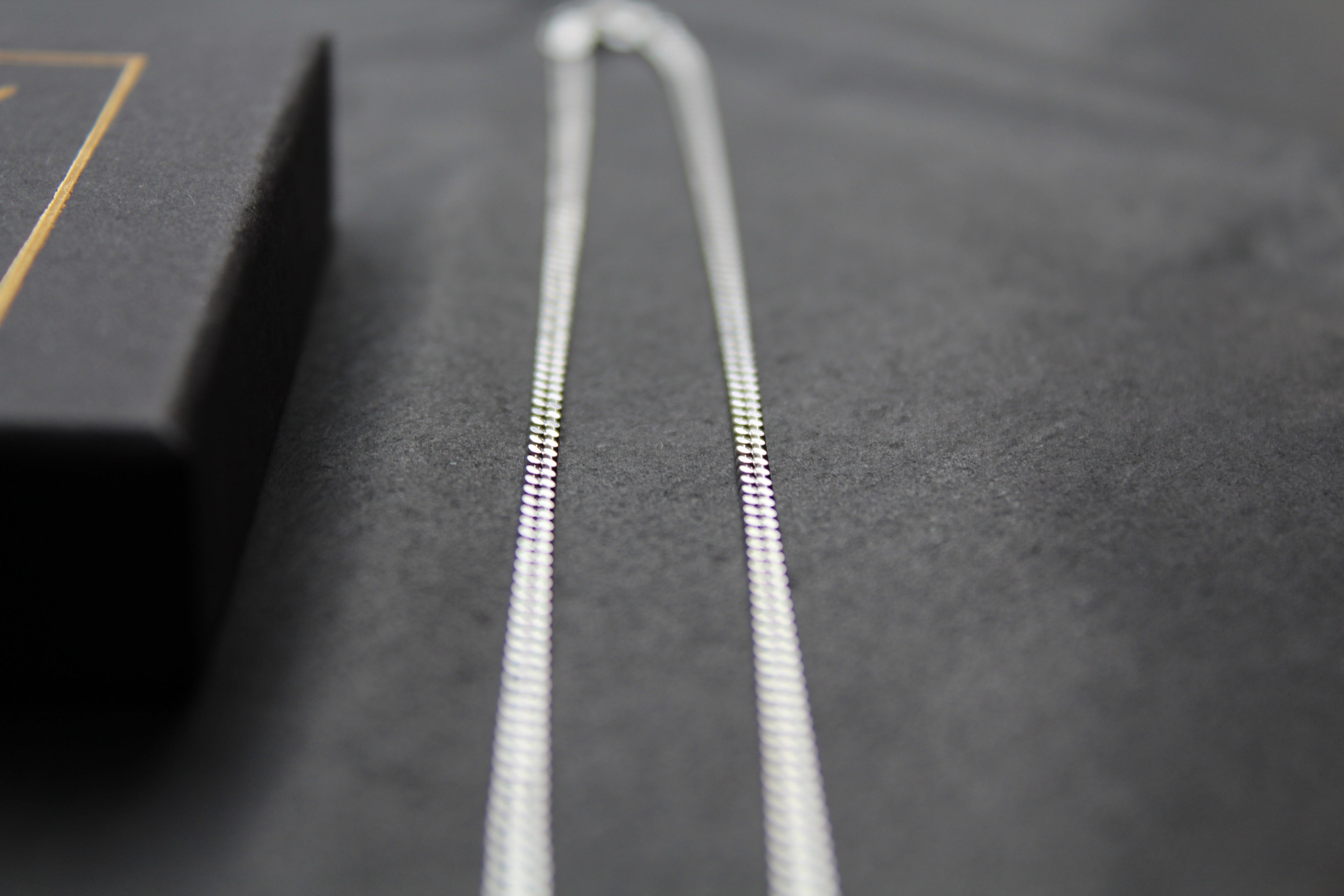 Unisex Silver Curb Chains