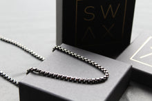 Load image into Gallery viewer, Unisex Stainless Steel Necklace with Gunmetal Plating
