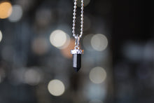 Load image into Gallery viewer, Volcanic Glass Hex Pendant and Chain
