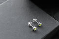 Yellow Topaz Silver Studs