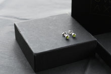 Load image into Gallery viewer, Yellow Topaz Silver Studs
