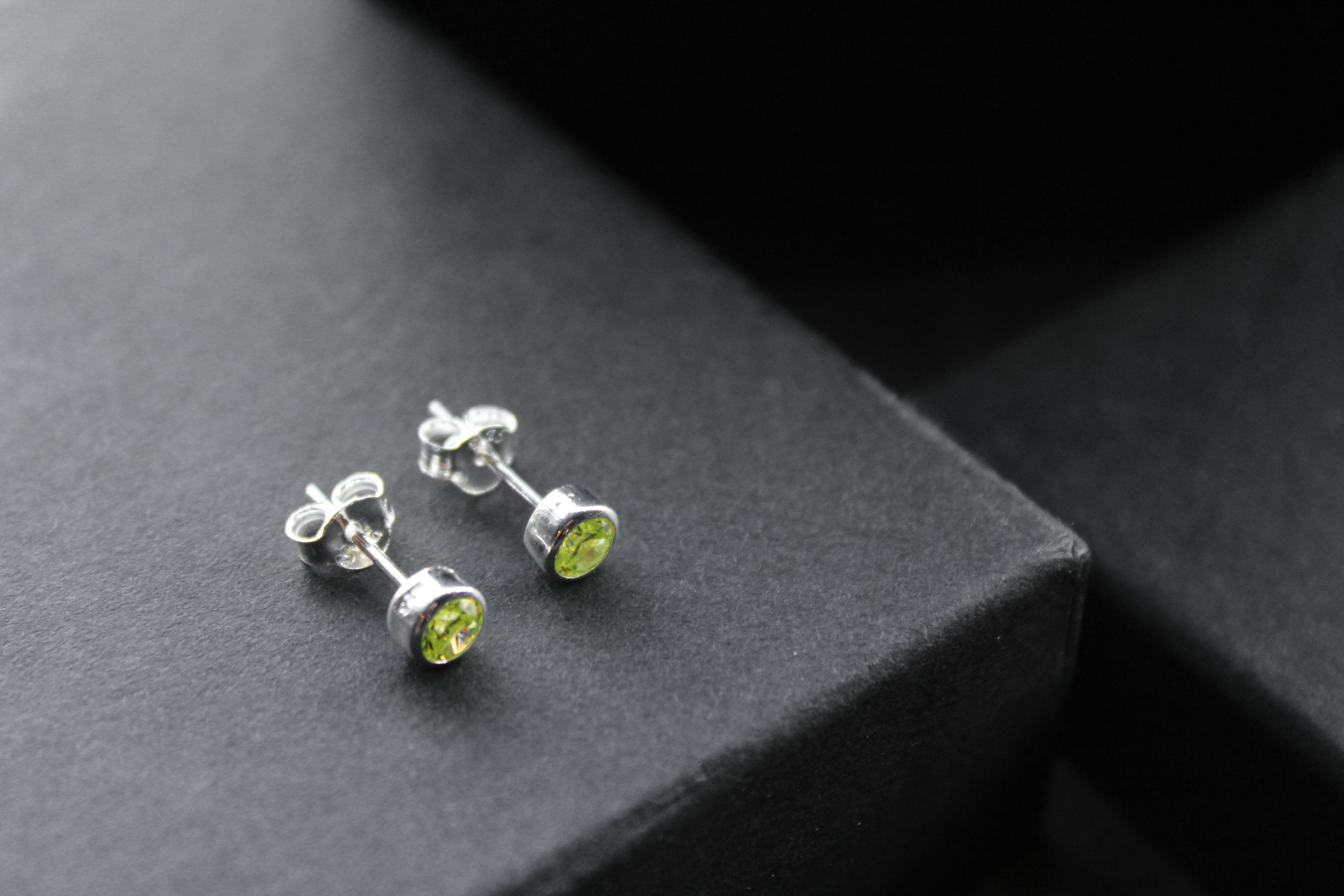 Yellow Topaz Silver Studs